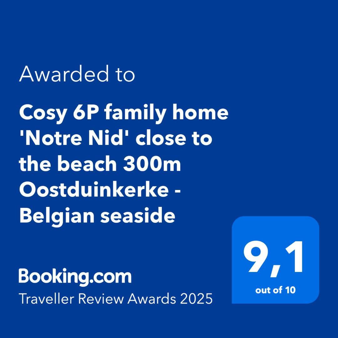 Cosy 6P Family Home 'Notre Nid' Close To The Beach 300M Oostduinkerke - Belgian Seaside Exterior photo